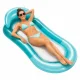 Inflatable Water Hammock Lounge with Mesh, Light Blue
