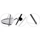 Berdsen BD-884 Tripod Campfire Grill, 80 cm, Black