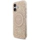 Guess IML Flowers Electro Pearl Strap MagSafe Phone Case Cover iPhone 17 - Pink