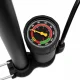 Bicycle Floor Pump with Pressure Gauge, Black