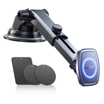 Magnetic Suction Car Phone Holder LISEN, Black