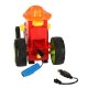 RC Jumping and Dancing Tractor Toy with Sound, Red