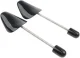 Spring Shoe Stretchers, Anti-Creasing, 2 pcs, Black, 37-42 Size