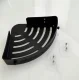 Corner Bathroom Shelves AG829A, 2 pcs, Black