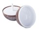 Air Humidifier and Aroma Diffuser with RGB LED Night Light, 300 ml, Dark Brown