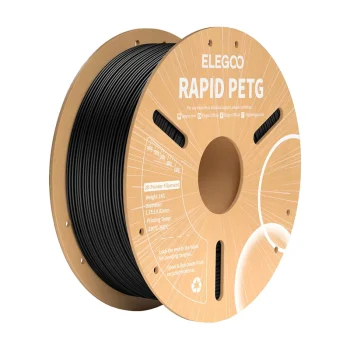 3D spausdintuvo siūlas ELEGOO Rapid PETG, 1 kg, juodas (50.203.0216)