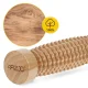 4Fizjo Wooden Massage Roller for Body, Feet and Hands, Brown
