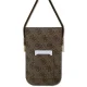 Guess Universal Phone Bag Wallet 4G Cord Script, Brown