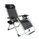 Zero Gravity Chair Carruzzo Deluxe Outdoor Recliner with Side Table and Pillow