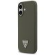 Guess Silicone Triangle Logo MagSafe Phone Case Cover iPhone 17 - Green