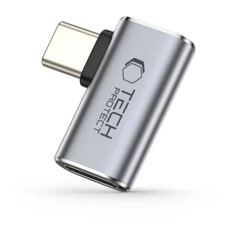 Tech-Protect Ultraboost AA01 Angled USB-C Adapter - Gray
