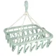 Compact Laundry Drying Hanger with 32 Pegs, Blue