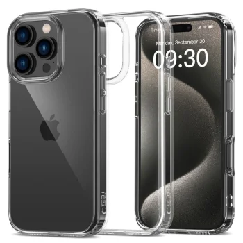 Tech-Protect FlexAir Hybrid Case for iPhone 16 Pro Max, Clear