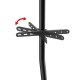 Maclean MC-494 TV Floor Stand, 32-70\", up to 40kg, Black