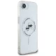 Karl Lagerfeld IML Metal Karl & Choupette Heads MagSafe Case for iPhone 16e - White
