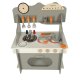 Children Kids Toy Wooden MDF Kitchen With Accessories, 70cm