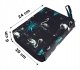 School Pencil Case Organizer with 4 Flaps, Flamingo