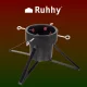 Stable Christmas Tree Stand Ruhhy 22306 with Water Reservoir