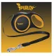 Purlov Retractable Dog Leash 8m / 50kg, Black/Yellow