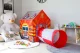 IPLAY Fire Station Play Tent with Tunnel for Kids