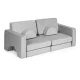 Ecotoys TMSRT-15 Modular Kids Sofa, 10 Pieces, Grey