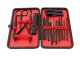 Manicure Pedicure Accessory Tool Set Kit in Case, Black
