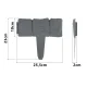 Plonos PL-962 Garden Edging 2.5m Grey