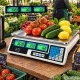 Electronic Price Computing Retail Scale with Battery, 40 kg / 2 g