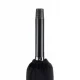 Malatec Large Umbrella with Wooden Handle, 24 Ribs, Black