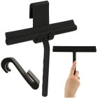 Shower Squeegee with Silicone Blade, Black