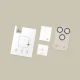 Tech-Protect Camfull Fit+ Camera Glass for iPhone 17 Pro Max, Matte Clear
