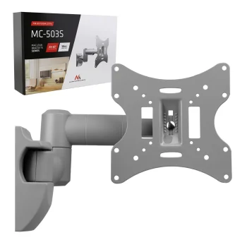 Maclean MC-503A S TV/Monitor Wall Mount, VESA 200x200, 23-50", 30kg, Silver