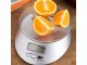 Electronic Kitchen Scale with Glass Platform and Clock, 5kg / 1g