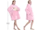 Oversized Warm Hoodie Sweatshirt Blanket with Pocket, Pink
