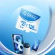 ORICO B3 64GB U3 A1 Class 10 microSD Memory Card with SD Adapter, White and Blue