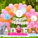 1st Birthday Decoration Set for Boys, Blue, 5 Pieces