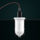 Baseus Grain Pro Car Charger 2x USB 4.8A, White