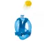 Foldable Full Face Snorkeling Mask, Blue, Size L/XL