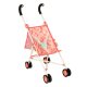 Ikonka Annabell Foldable Doll Stroller with Bag, Pink