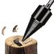 Conical Wood Splitting Drill Bit NZ19, Black