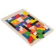 Kruzzel 00022667 Wooden Logic Puzzle for Kids, Multicolor