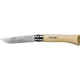 Opinel No. 10 Pocket Knife with Corkscrew, Brown/Silver