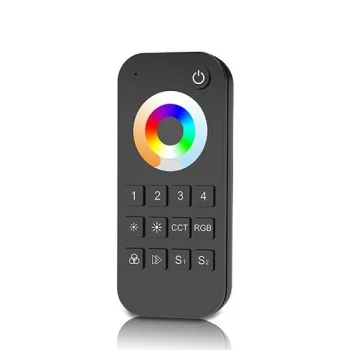 RT10 4-Zone RGB+CCT LED Remote Control - RF 2.4GHz Touch Dimmer