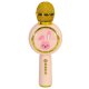 Wireless Karaoke Microphone with Bluetooth Speaker for Kids, Bunny, Pink