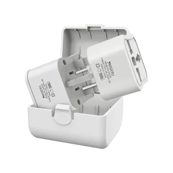 Yesido MC25 Universal Travel Adapter 750W 3A UK/EU/US/AU, White