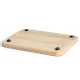Marcato Wooden Cutting Board L, 37 x 27 x 2.5 cm, Brown