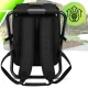 3-in-1 Camping Backpack with Folding Chair and Cooler Bag, 14L, Black