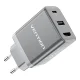 GaN Mains Charger Vention FJAH0-EU 65W HDMI 4K Grey