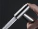 Handheld Bidet Sprayer for Toilet, Metal Shattaf with Push Button Control