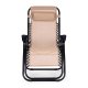 Zero Gravity Garden Lounger Chair MultiGarden, Adjustable Recliner, Beige